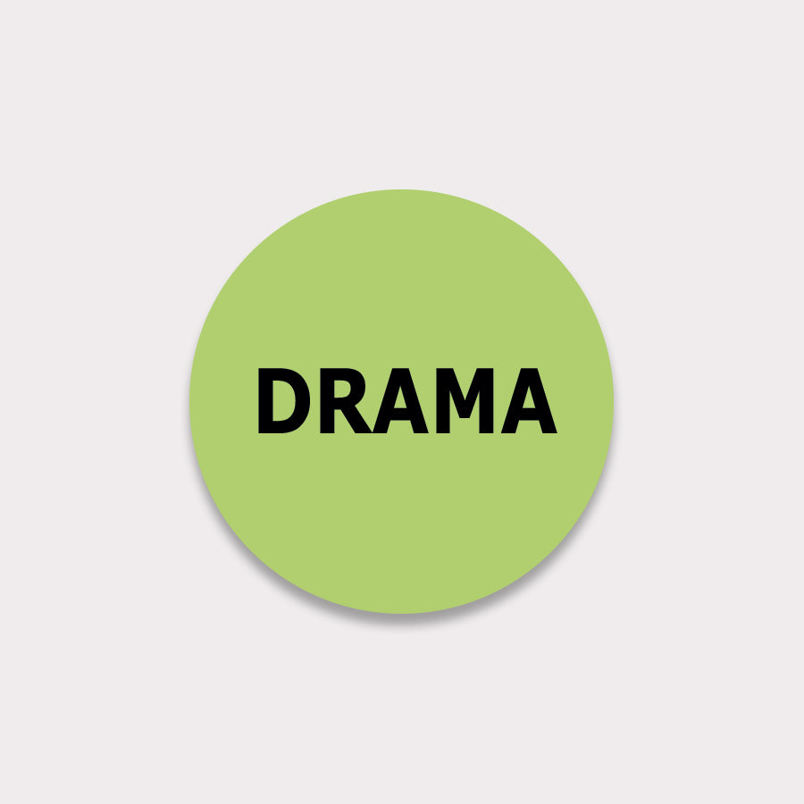Drama VHS Sticker 10er Pack