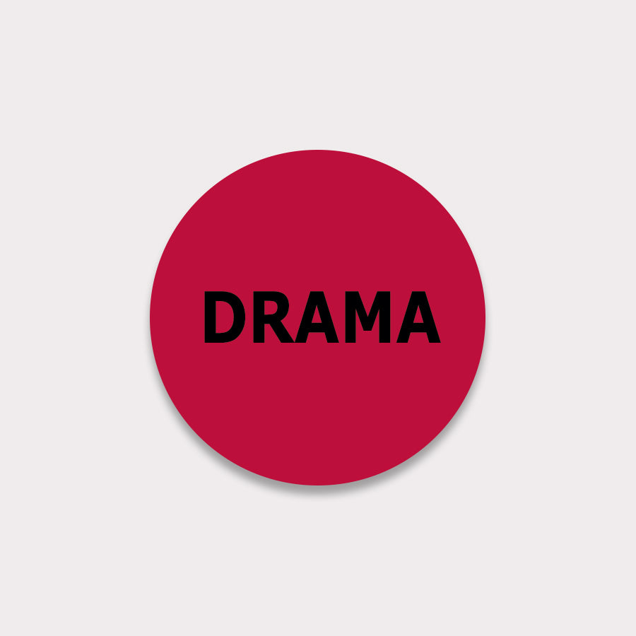 Drama VHS Stickers, 10-pack