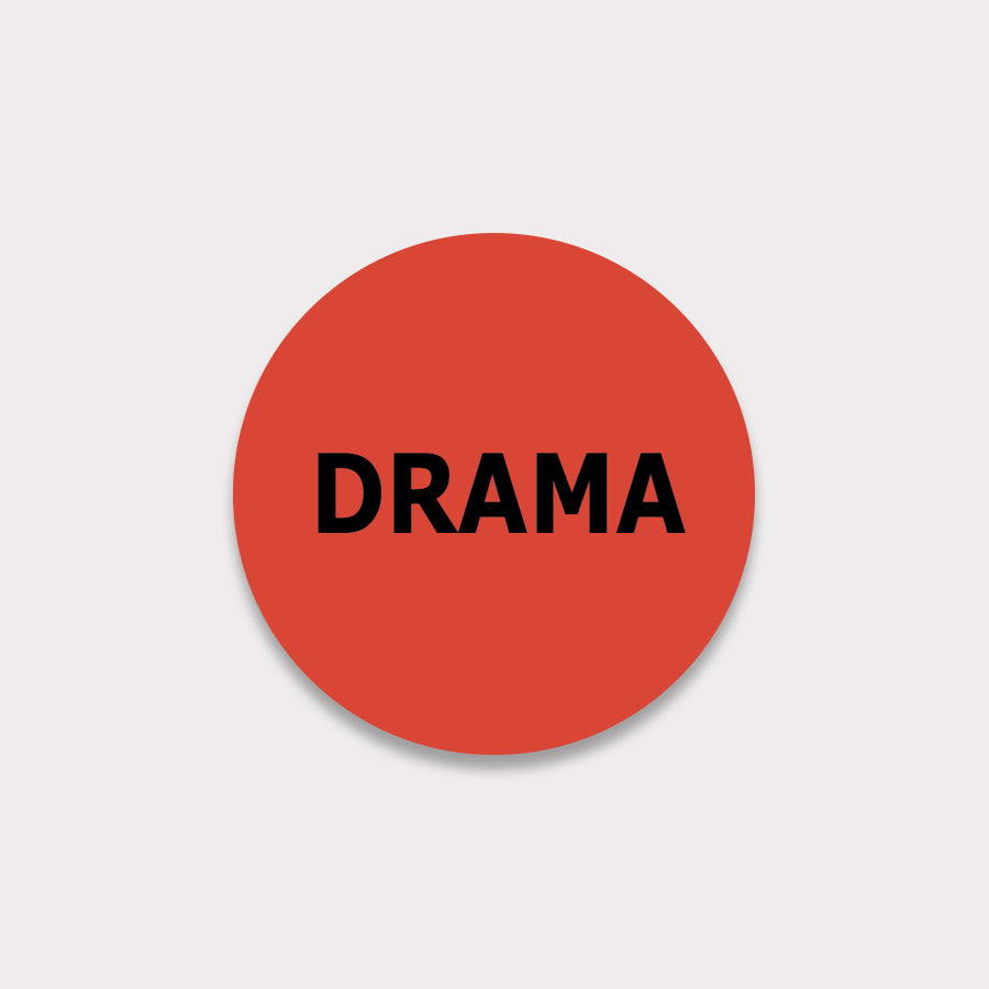 Drama VHS Sticker 10er Pack