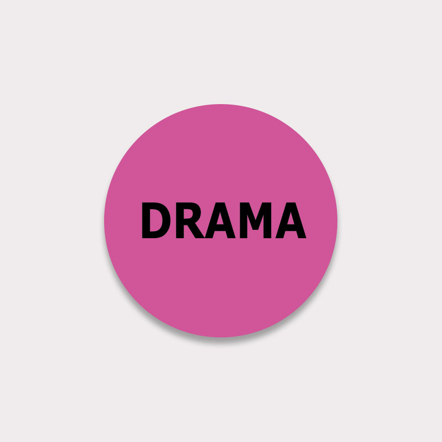 Drama VHS Sticker 10er Pack