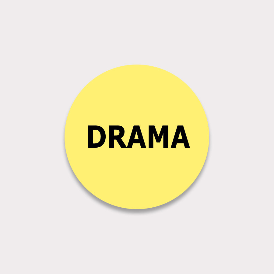 Drama VHS Sticker 10er Pack