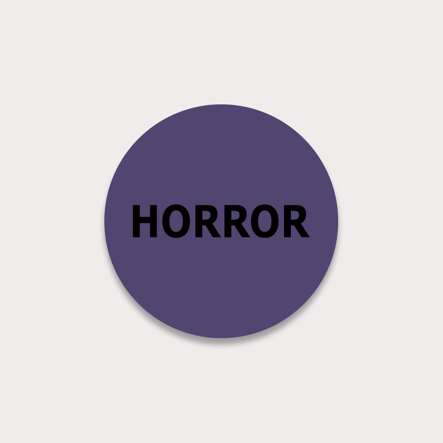 Horror VHS Stickers, 10-pack