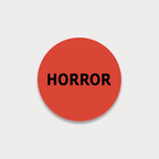 Horror VHS Stickers, 10-pack