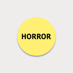 Horror VHS Stickers, 10-pack
