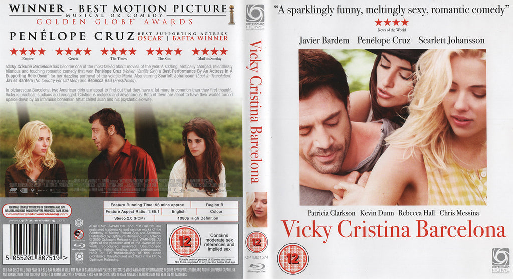 Vicky Cristina Barcelona (Blu-ray - 2009 - UK)