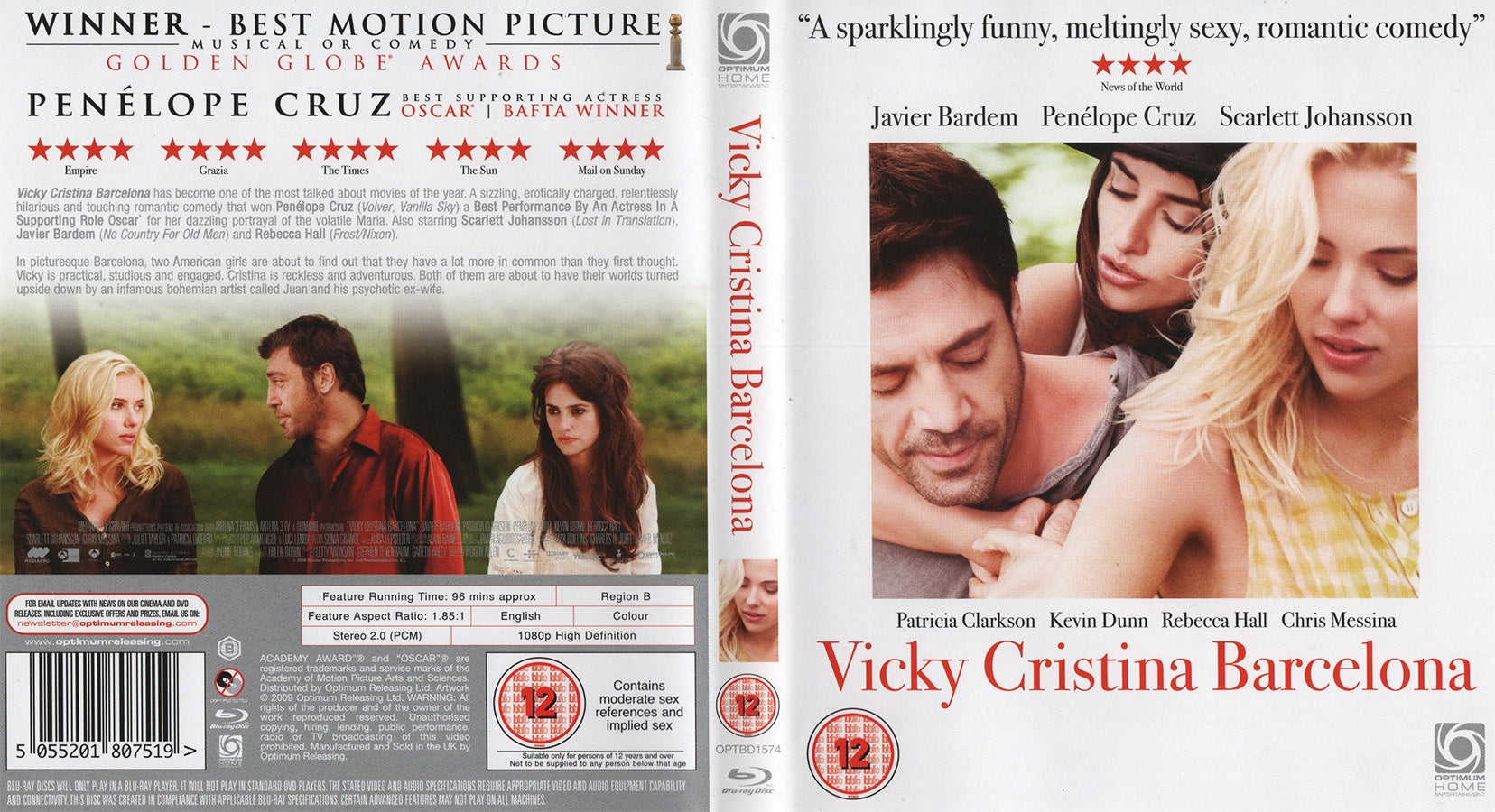 Vicky Cristina Barcelona (Blu-ray - 2009 - UK)