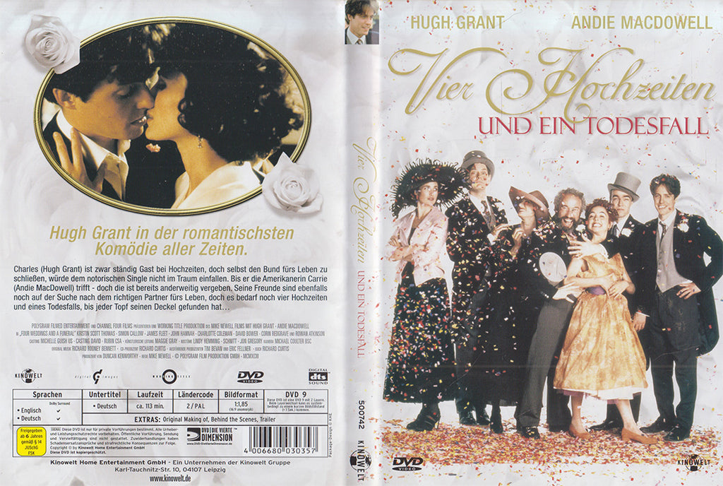 Quatre mariages et un enterrement (DVD - DE)