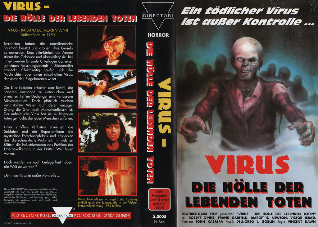 Virus - Die Hölle der lebenden Toten (VHS - 1996 - DE)