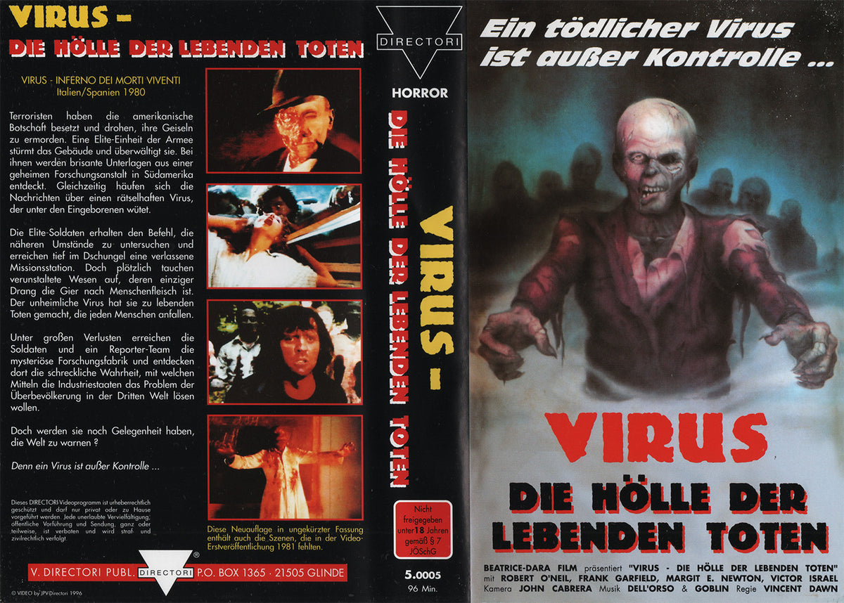 Virus - Die Hölle der lebenden Toten (VHS - 1996 - DE)