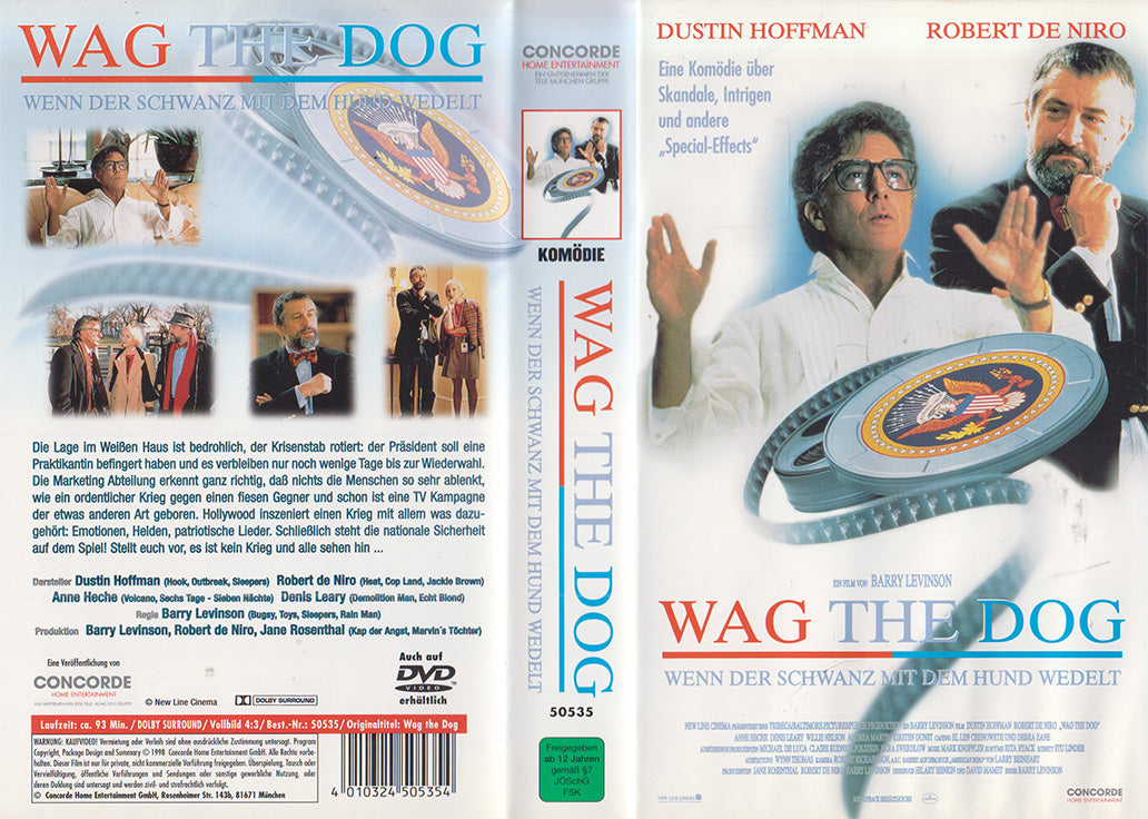 Wag The Dog - Wenn der Schwanz mit dem Hund wedelt (VHS - 1998 - DE)
