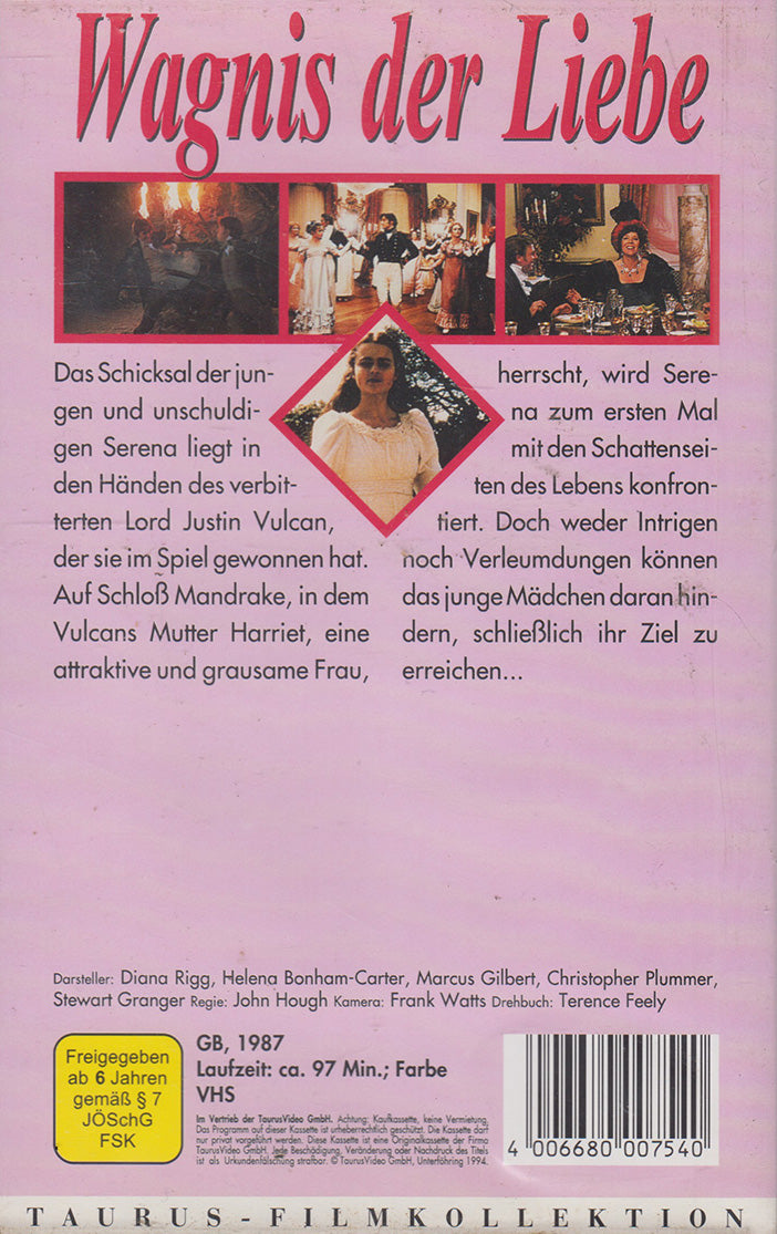 Le Risque de l'amour (VHS - 1994 - DE)