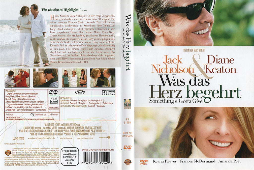 Ce que le cœur désire (DVD - 2003 - DE)
