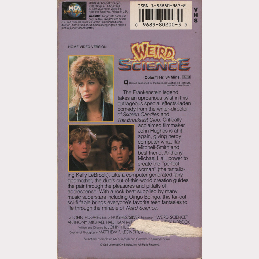Weird Science (VHS - 1992 - US)