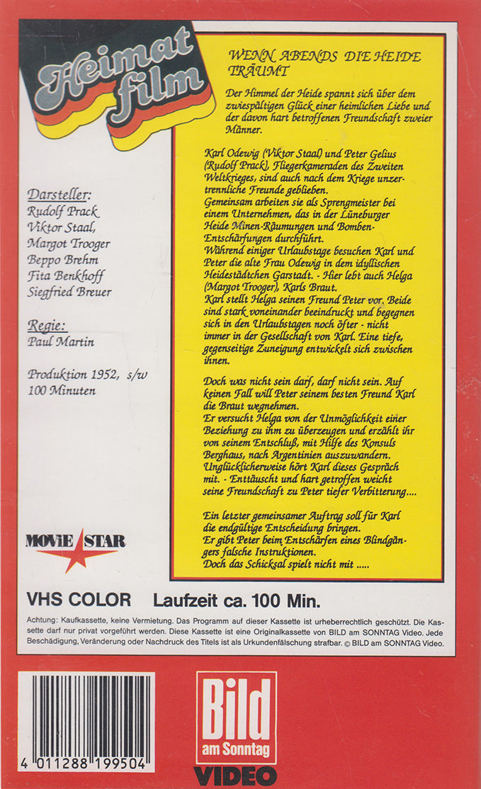 Quand la lande rêve le soir (VHS - DE)
