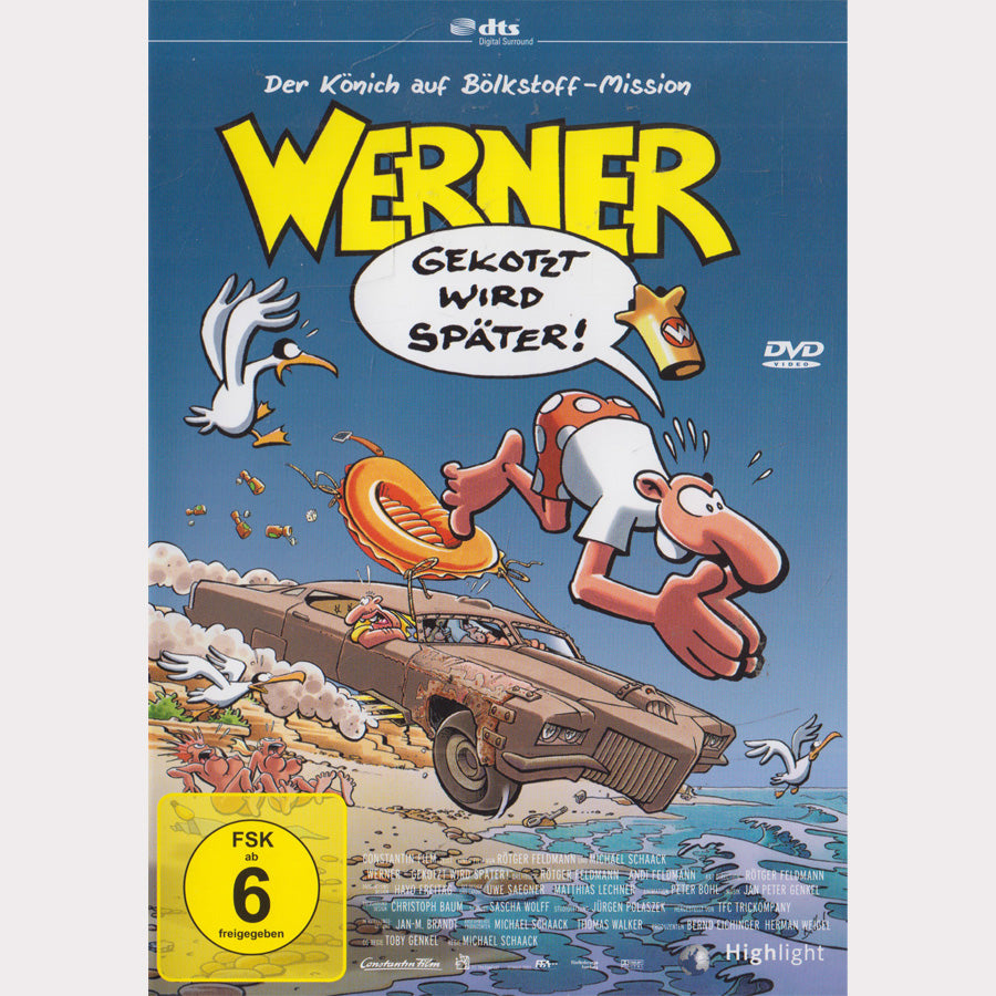 Cover der DVD von Werner - Gekotzt wird später! erschienen bei Highlight