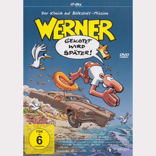 Cover der DVD von Werner - Gekotzt wird später! erschienen bei Highlight