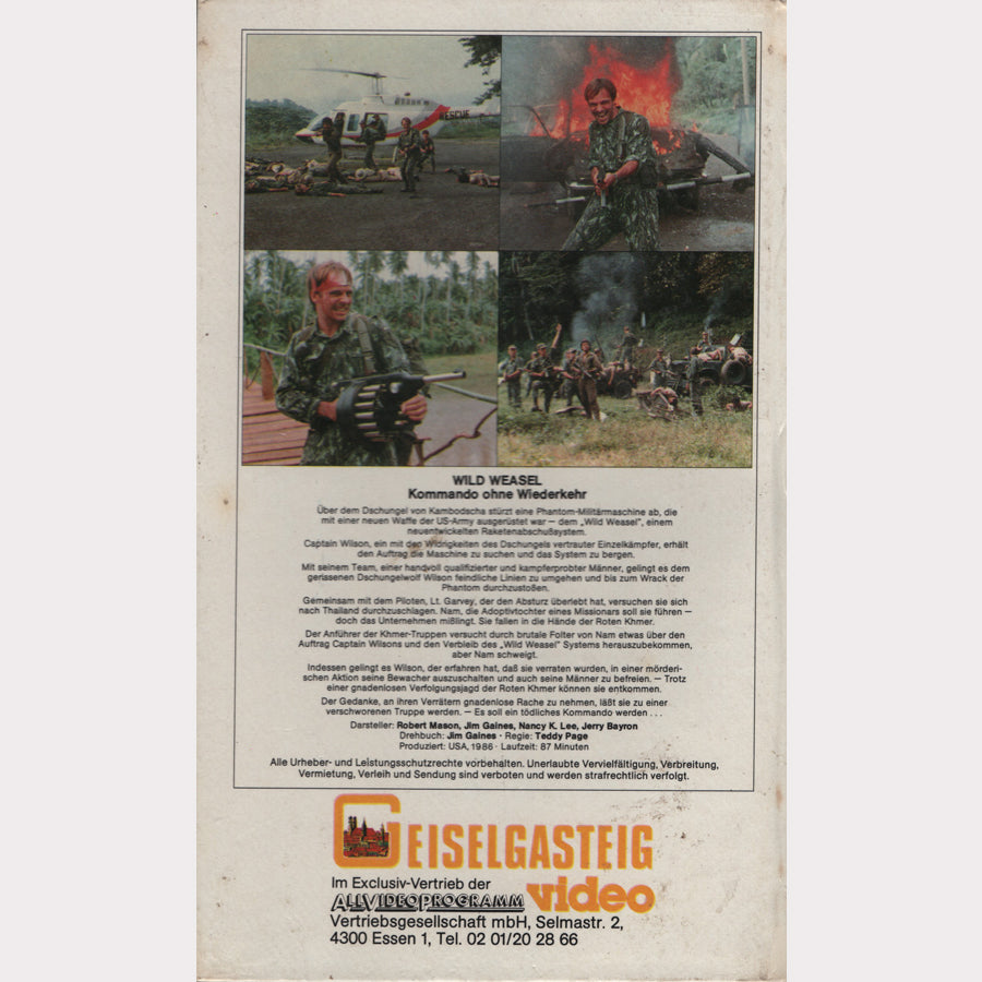 Wild Weasel - Kommando ohne Wiederkehr (VHS - DE)