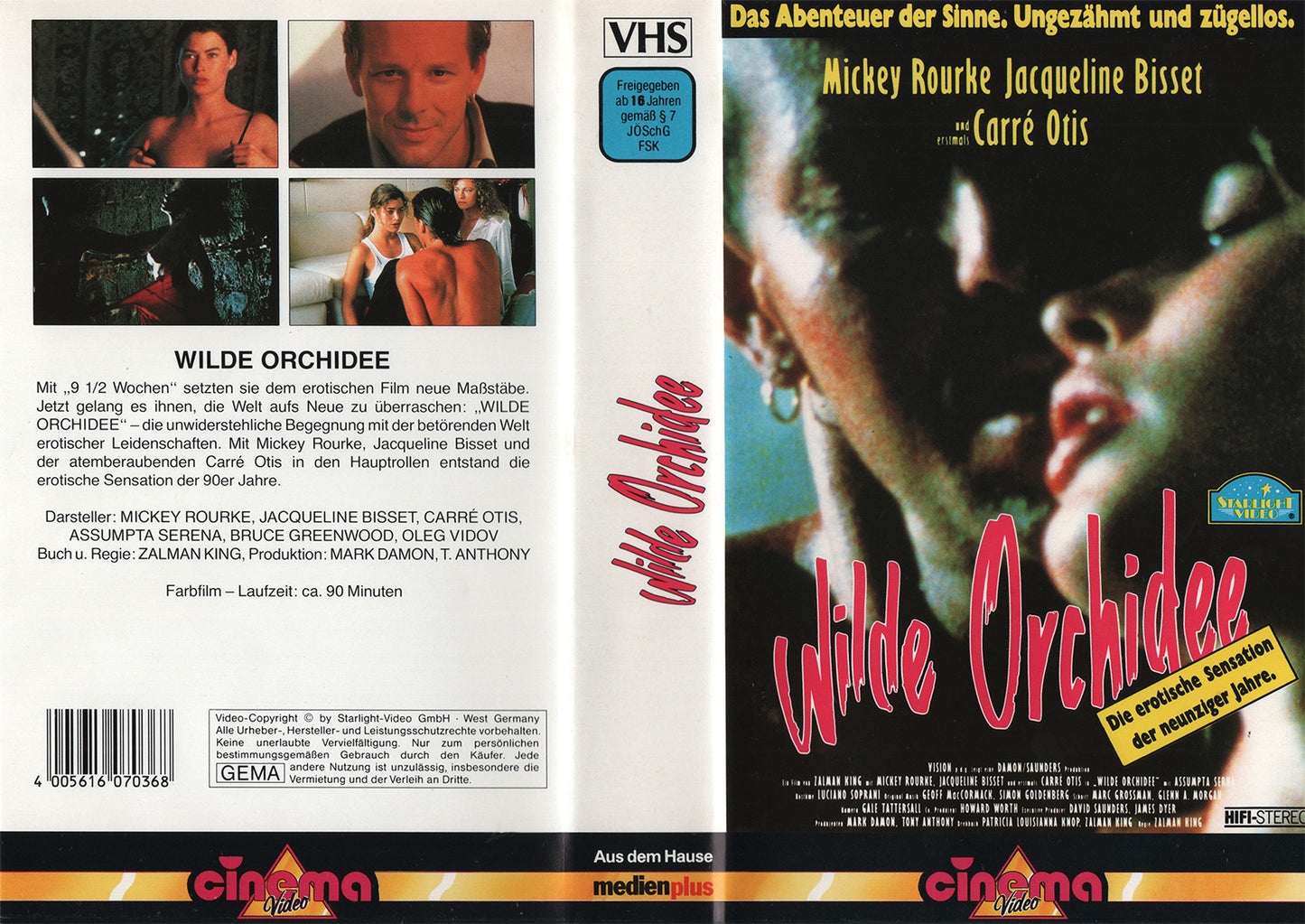 Wilde Orchidee (VHS - DE)