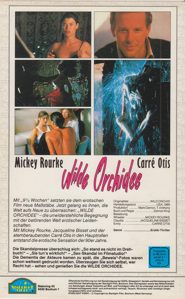 Wilde Orchidee (VHS - DE)