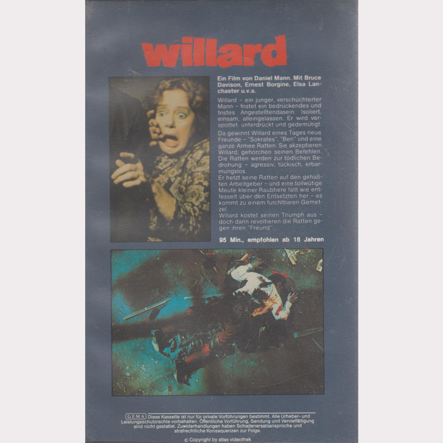 Willard (VHS - DE)