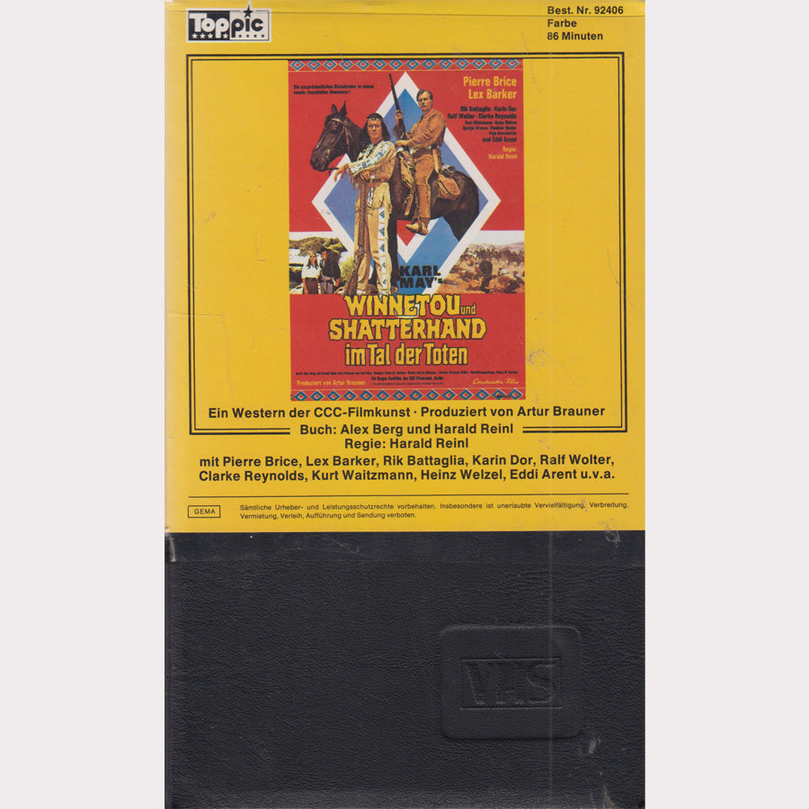 Winnetou et Shatterhand dans la vallée des morts (VHS - DE)