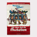 Die Tollen Charlots: Wir viere sind die Musketiere | DIN A1 Filmplakat