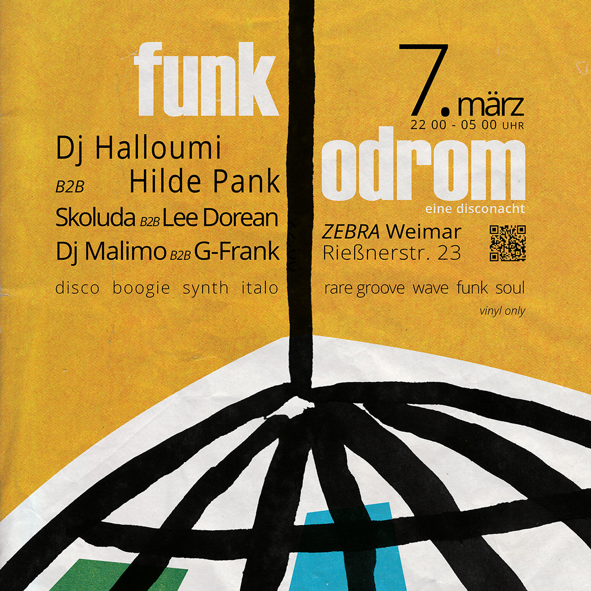 Ticket: FUNKODROM @ Zebra Club, Weimar