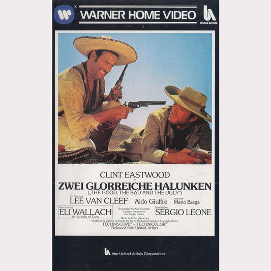 Zwei glorreiche Halunken Warner Home Video 1984 VHS Kassette Cover