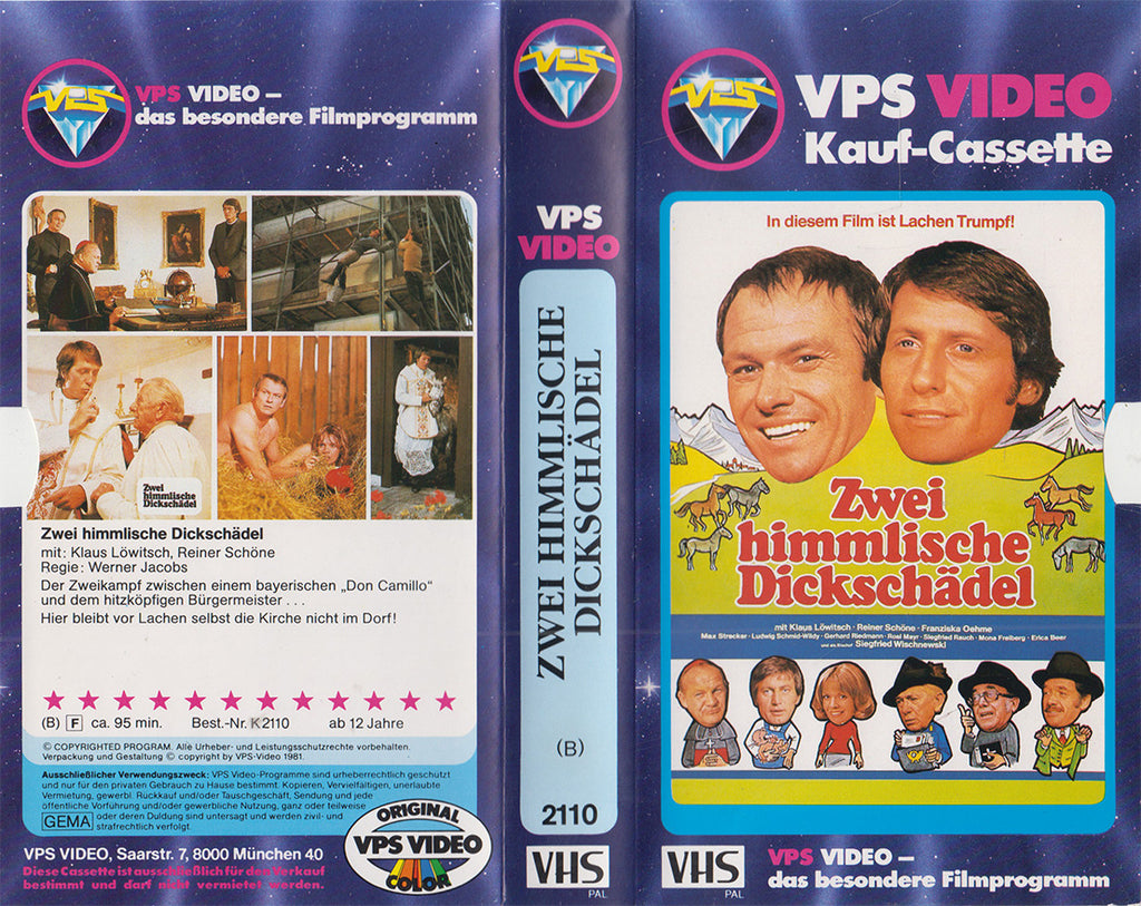 Deux têtes célestes obstinées (VHS - 1981 - DE)