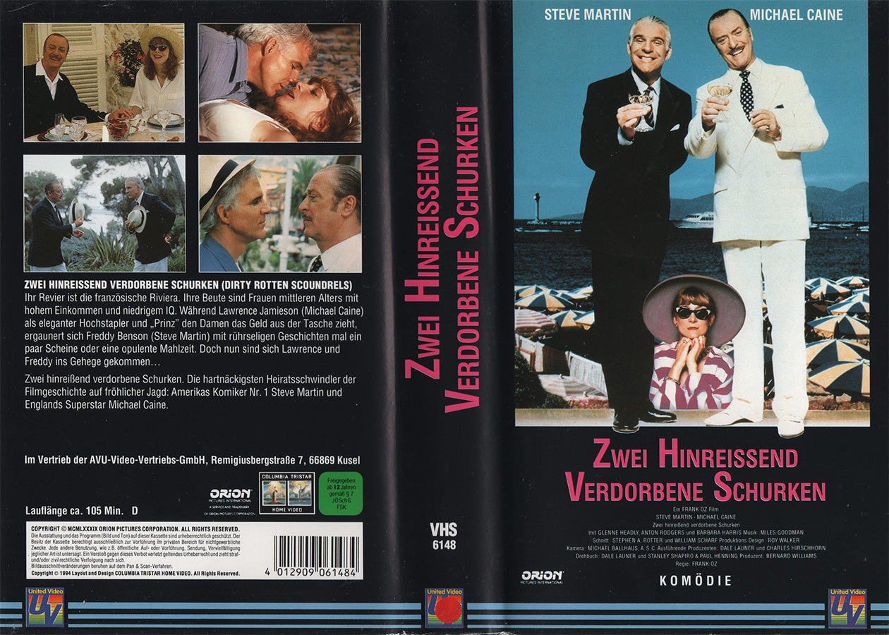 Zwei hinreißend verdorbene Schurken (VHS - 1994 - DE)