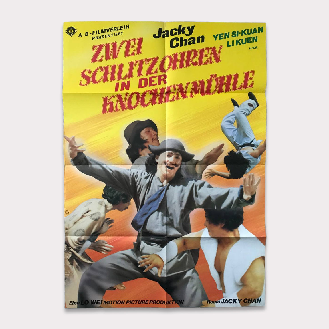 Zwei Schlitzohren in der Knochenmühle | DIN A1 Filmplakat